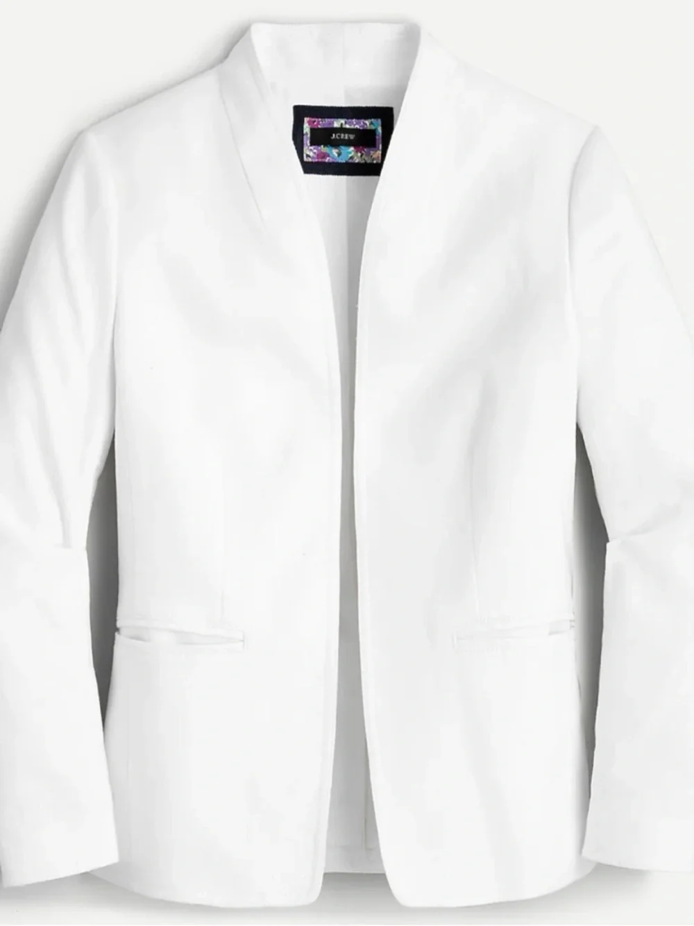 NWT J.Crew | Going Out Blazer in Linen | White | Size 10